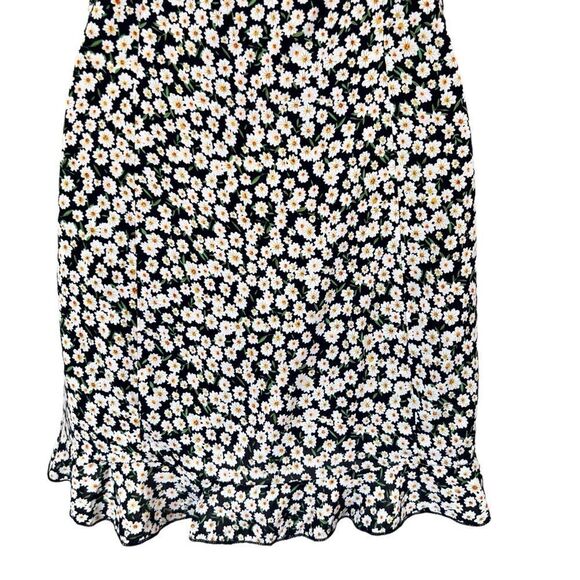 Princess Polly McLeod Blue Floral Drawstring Ruched Halter Ruffle Mini Dress - Picture 4 of 16